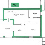 appartamento in affitto in Sardegna n. 601 - planimetria